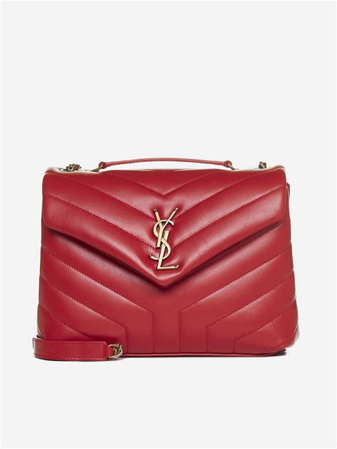 Piccola pelletteria Yves saint laurent in Pelle Rosso 